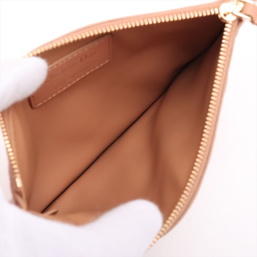 Dior Christian Handbag Tan Leather Cannage Mitza Toujours Beige - Picture 8 of 8